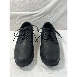 ABEO Upland Men Size 10 M Black Comfortable Leather Casual Oxford 24U1060